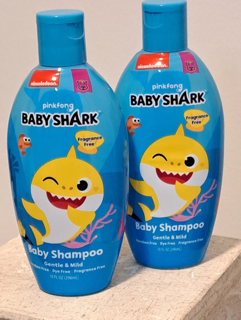 Baby Shark Baby Shampoo Gentle & Mild 10 Fl. Oz Bundle Of Two NEW